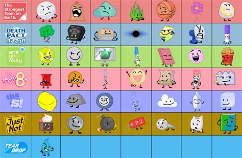 BFDI TPOT Intro Contestant Cast in Teams Alt 3 by Abbysek on DeviantArt