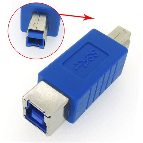 HQmade USB 3.0 Type B Adapter USB Connector SuperSpeed SS Priner Port ...