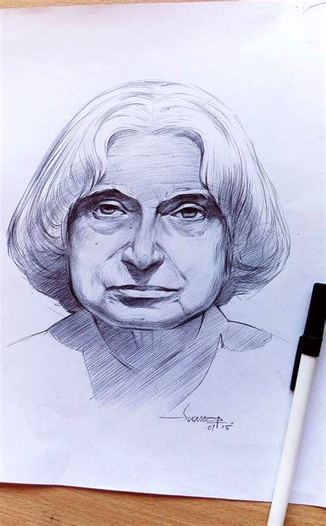 Dr Apj Abdul Kalam Sketch