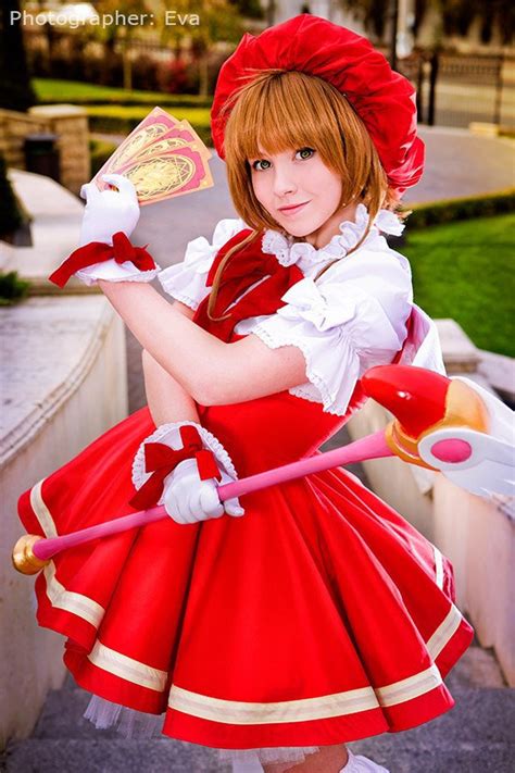 Anime Cardcaptor Sakura 1 OP Red Dress Cosplay Costume | Etsy