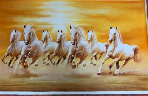 Horse Running Painting