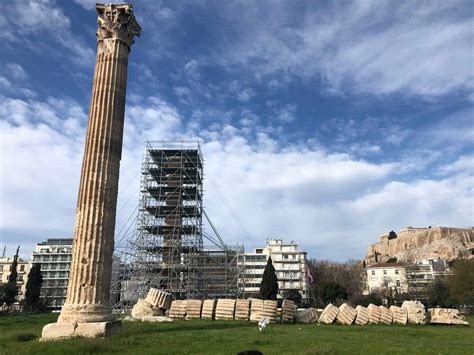 Restoration of the Temple of Olympian Zeus in Athens | Baring the Aegis