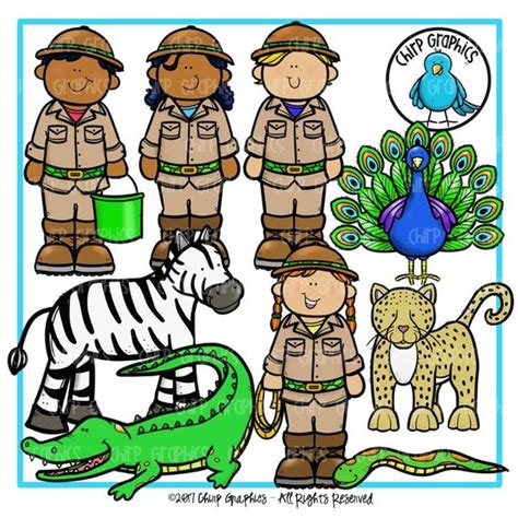 Zoologist And Wildlife Biologist Clipart