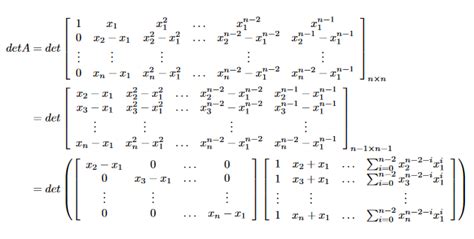 The Vandermonde Determinant, A Novel Proof | by Thomas Hughes | Towards ...