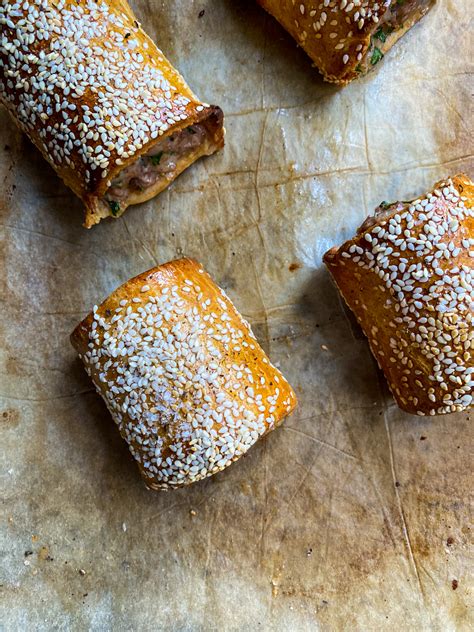 Mini Sausage Rolls (Gluten-Free, Dairy Free) - PomPom Paddock