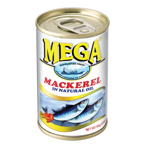 Mega Mackerel in Natural Oil - Mega Prime Foods Inc.