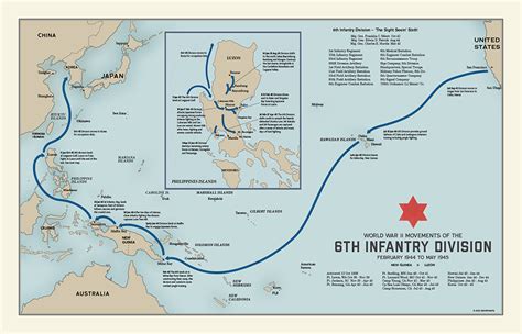 6th Infantry Division Campaign Map – HistoryShots InfoArt