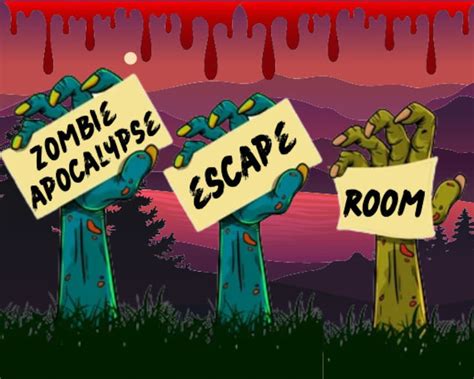 Zombie Apocalypse Escape Room for Kids Printable Party Game Zombies ...