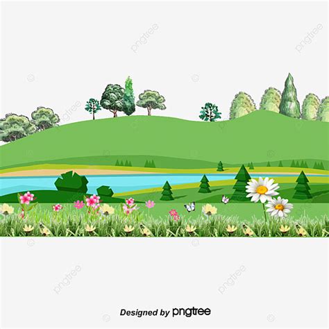 Garden PNG Picture, Vector Garden, Garden, Meadow, Park PNG Image For ...