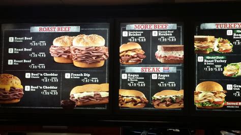 Arby's Menu Prices