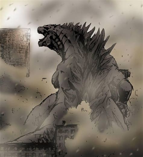 Godzilla 2014: Comic-Book Style Godzilla 2014 Fan Art | Godzilla ...