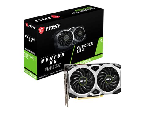 MSI GeForce GTX 1660 SUPER VENTUS XS OC