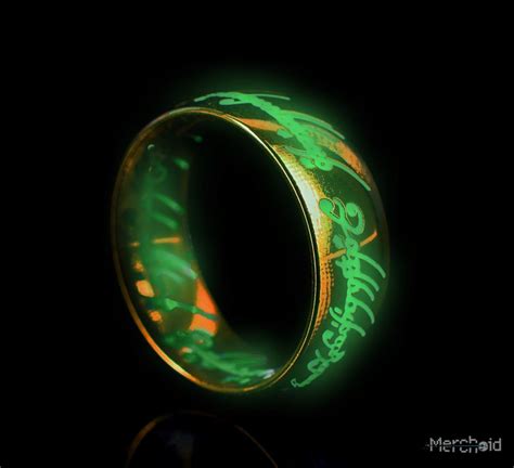 Buy Your Lord Of The Rings Glow In The Dark Ring (Free Shipping) - Merchoid