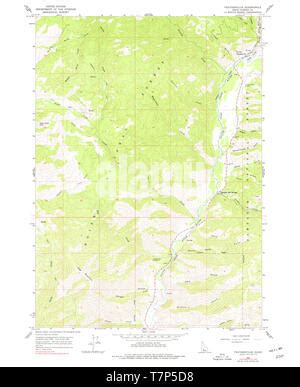 Featherville, Idaho, map 1964, 1:24000, United States of America by ...