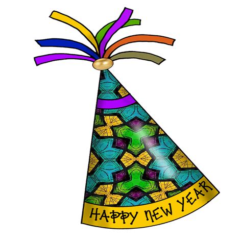 new year clipart party hats and horns - Clipground