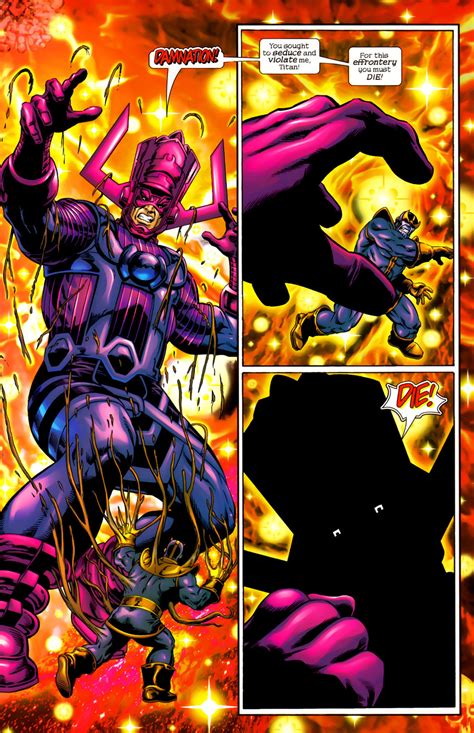 Galactus vs Thanos - Battles - Comic Vine