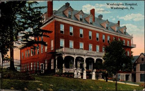 Washington PA, Washington Hospital, Pennsylvania Postcard, Divided Back ...