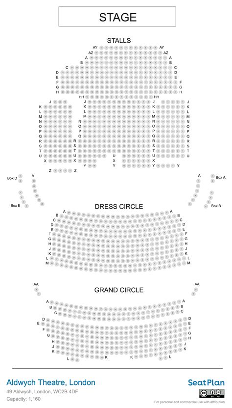 Aldwych Theatre London Seating Plan & Seat View Photos | SeatPlan