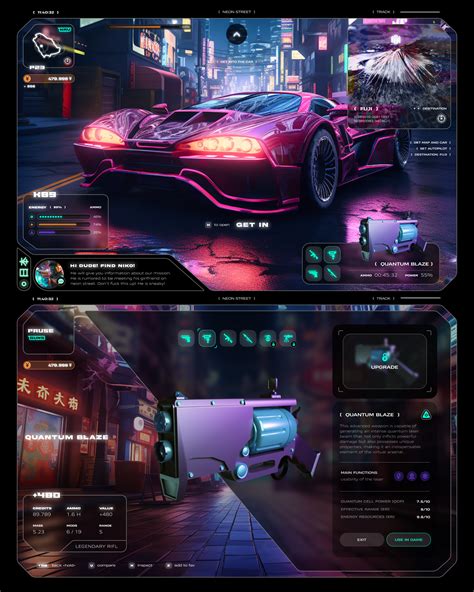 Game interface design by PXDX Studio on Dribbble