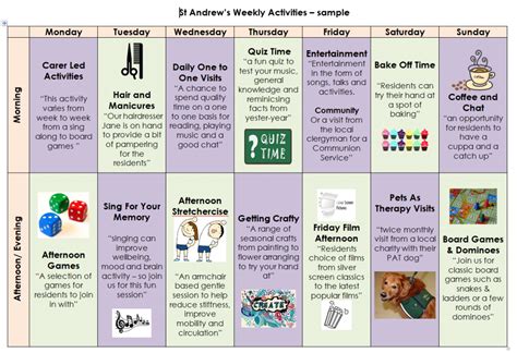 Care Home Activities at St Andrews Care Home Offer a Varied Programme