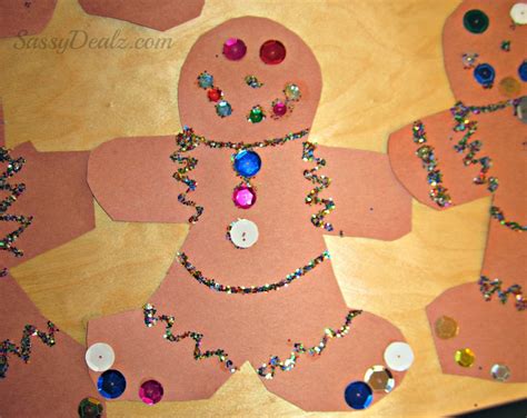 Gingerbread Man Christmas Craft Idea For Kids - Crafty Morning