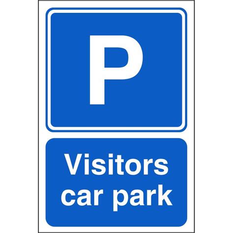 Visitors Car Park Signs | Car Park Information Safety Signs Ireland