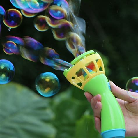 Electric Bubble Wands Machine Bubble Maker Automatic Blower Outdoor Toy ...