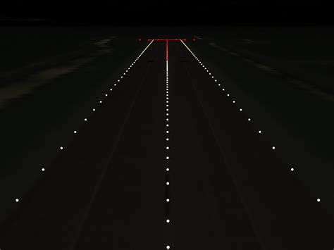 Red Runway Centreline Lights | Shelly Lighting