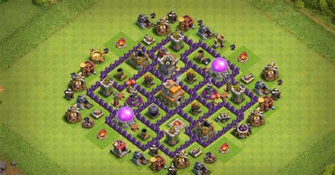 Best Town hall 7 hybrid base with copy link | Clash of Clans - Base of ...