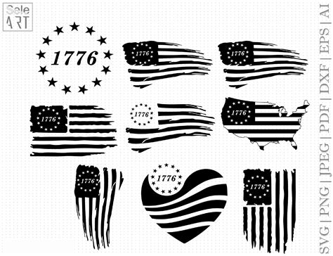 1776 Flag SVG Graphic by SeleART · Creative Fabrica