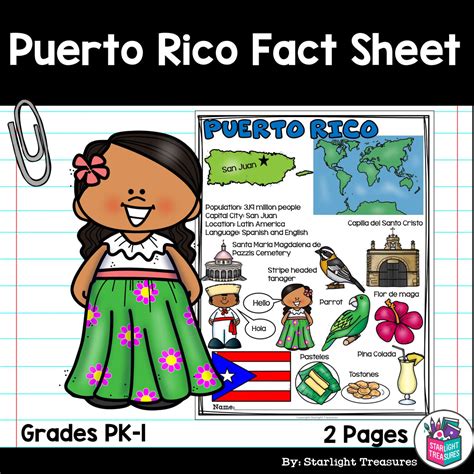 Puerto Rico Fact Sheet – Starlight Treasures LLC