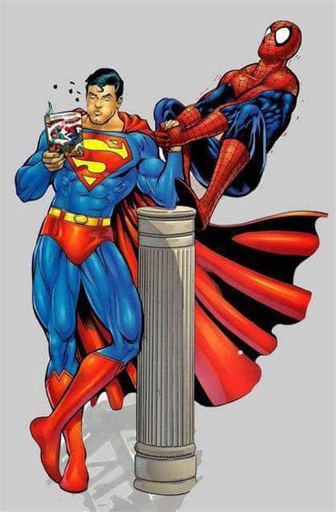 Superman vs Spider-Man by Kevin Maguire and Al Gordon | Superman comic ...