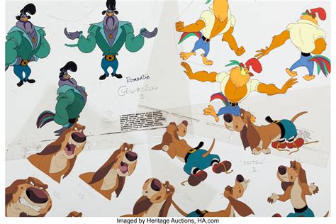 Rock-A-Doodle Color Model Cels Group of 16 (Don Bluth, 1991).... | Lot ...