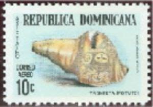 Stamp: Taino artifacts (Dominican Republic(Taino artifacts) Mi:DO 998 ...