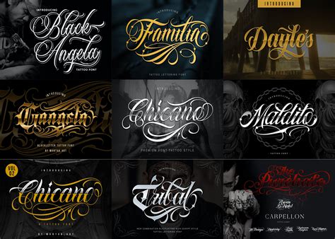 Tattoo Lettering Fonts For Men