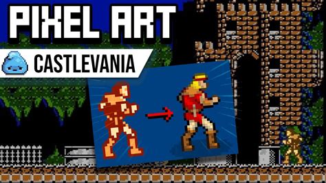 Pixel Art: Castlevania Simon Belmont Remade! - YouTube