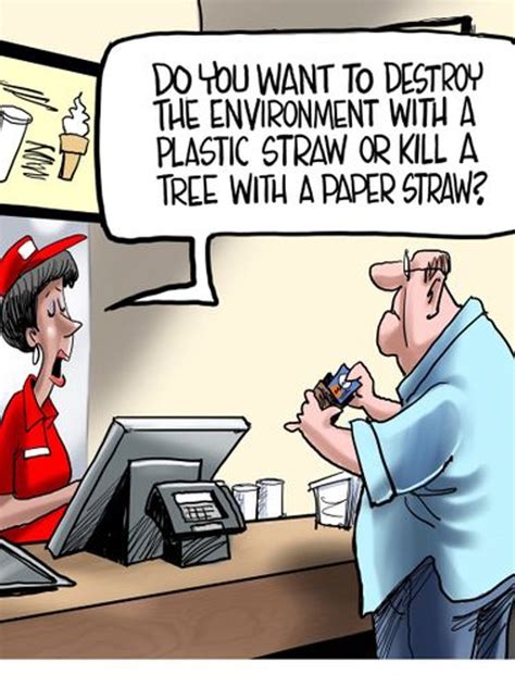 Editorial cartoons on environment