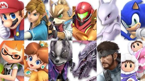 Super Smash Bros Ultimate - All 68 Characters Gameplay Showcase - YouTube