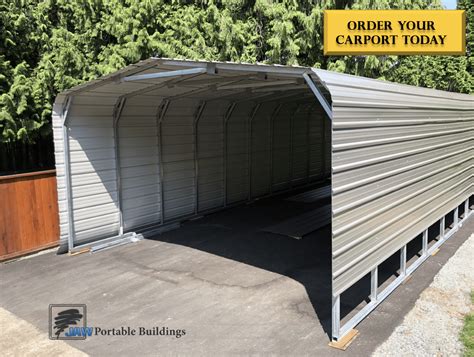 Carports | Portable Metal Garage + Steel Carport Shelter Kits