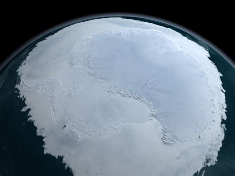 NASA satellite mosaic image of Antarctica. : space