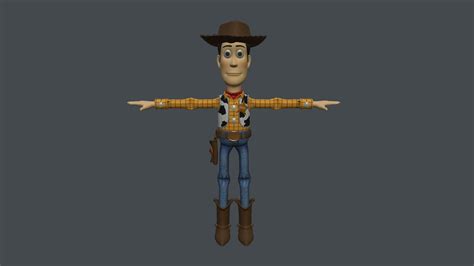 Woody from Toy Story 002 - 3D Model by IpoyPunk