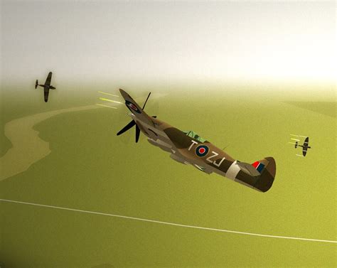 Spitfire vs. BF109 | Two Spitfires fighting a BF109. | Y Denali | Flickr