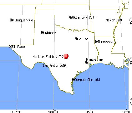 Map Of Marble Falls Texas | Zip Code Map