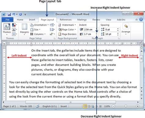 Word - Indent Paragraphs in Word - Tutorial Desk