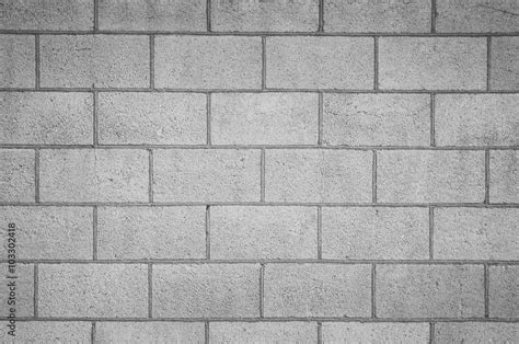 Concrete block wall seamless background and texture.. wall mural ...