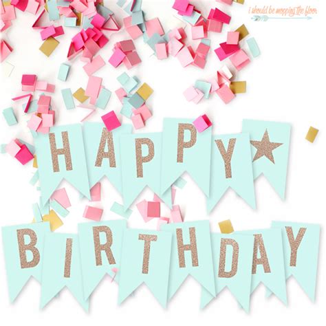 Happy Birthday Banner Free Printable | Francesco Printable