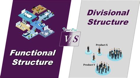 Difference between Functional and Divisional Structure - Tutor's Tips