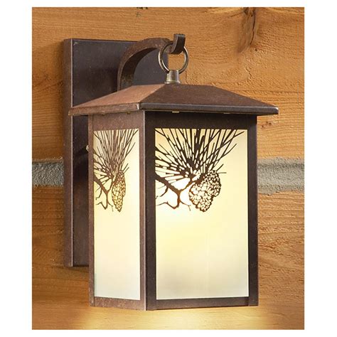 CASTLECREEK™ Rustic Outdoor Wall Lantern - 225944, Solar & Outdoor ...