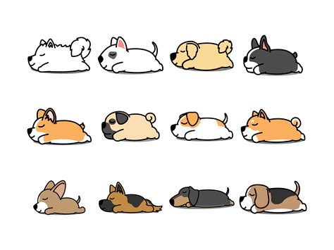 Kawaii Dog Cartoon