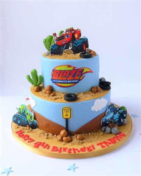 Blaze And The Monster Machines Edible Cake Topper | stickhealthcare.co.uk